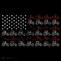 Tractor American Flag Farmer Ornament thumb 1
