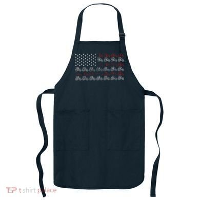 Tractor American Flag Farmer Apron