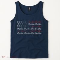 Tractor American Flag Farmer Tank Top thumb 2
