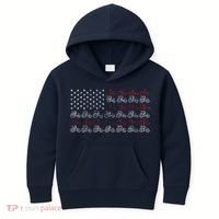 Tractor American Flag Farmer Kids Hoodie thumb 0
