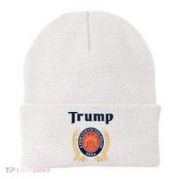 Trump A Fine Convicted Felon 2024 Beer Beanie thumb 0