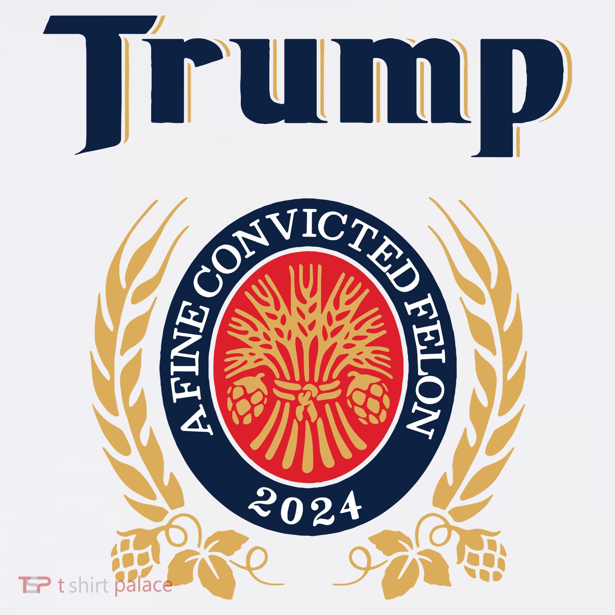 Trump A Fine Convicted Felon 2024 Beer Women's Hoodie