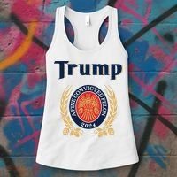Trump A Fine Convicted Felon 2024 Beer Women's Tank Top thumb 3