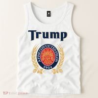 Trump A Fine Convicted Felon 2024 Beer Tank Top thumb 2