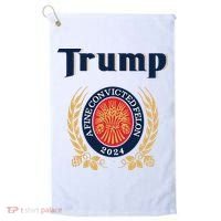 Trump A Fine Convicted Felon 2024 Beer Golf Towel thumb 0