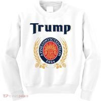 Trump A Fine Convicted Felon 2024 Beer Kids Sweatshirt thumb 0