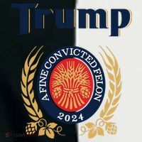 Trump A Fine Convicted Felon 2024 Beer Toddler Fine Jersey T-Shirt thumb 2