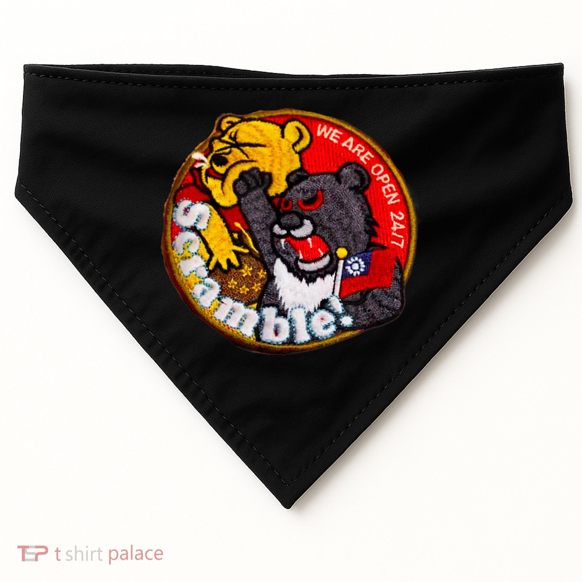 Taiwan Air Force Badge Taiwan Flag USA-Made Doggie Bandana