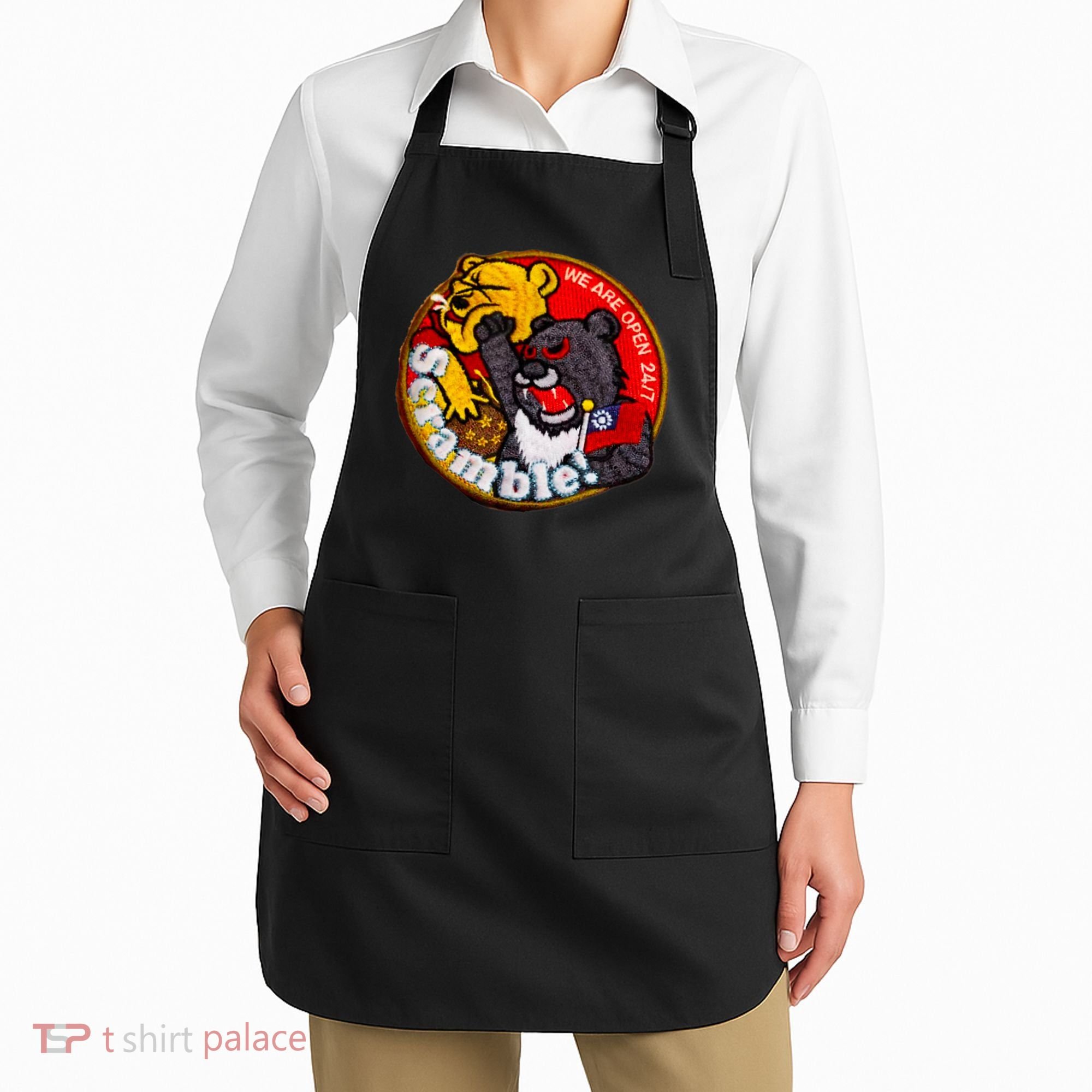 Taiwan Air Force Badge Taiwan Flag Apron