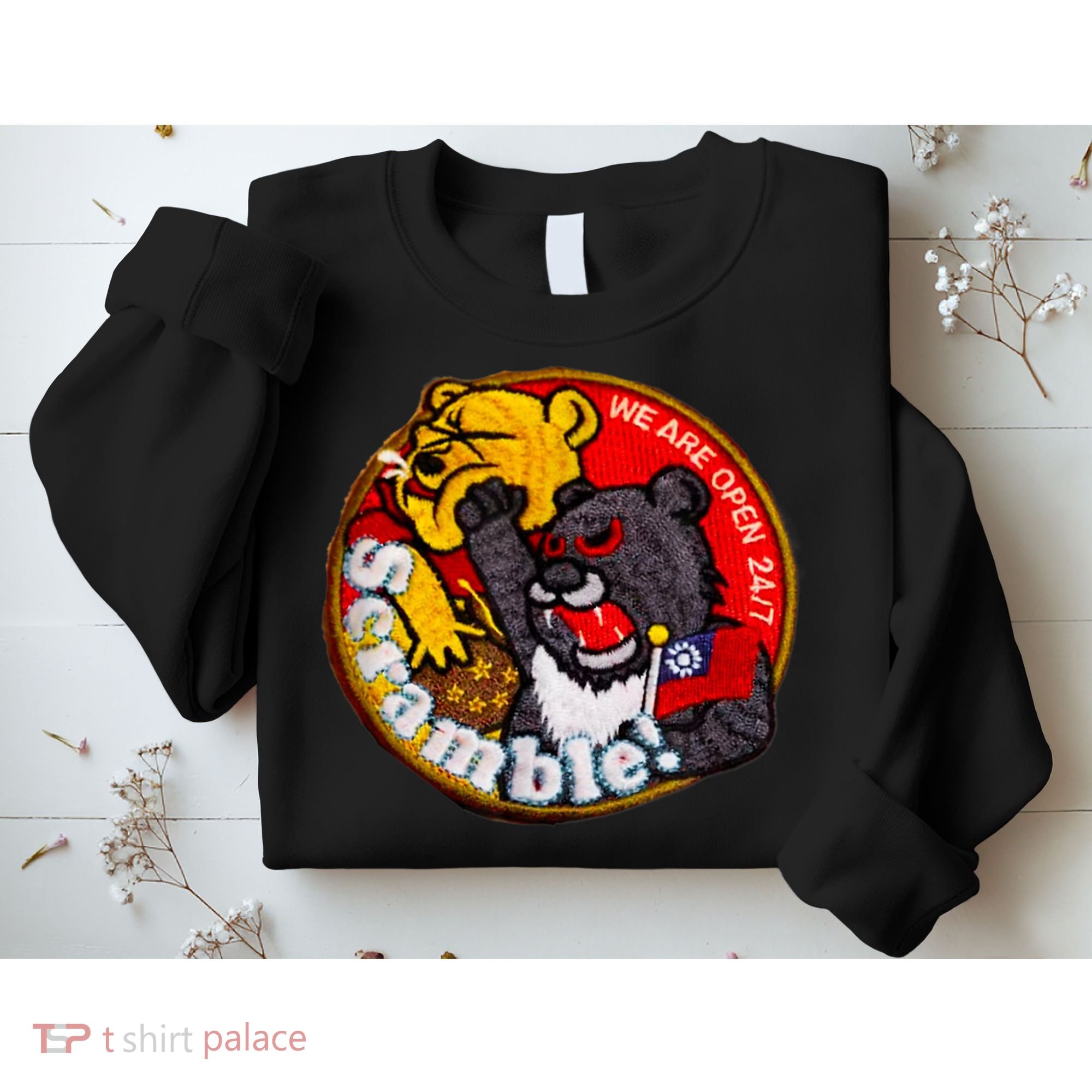 Taiwan Air Force Badge Taiwan Flag Sweatshirt