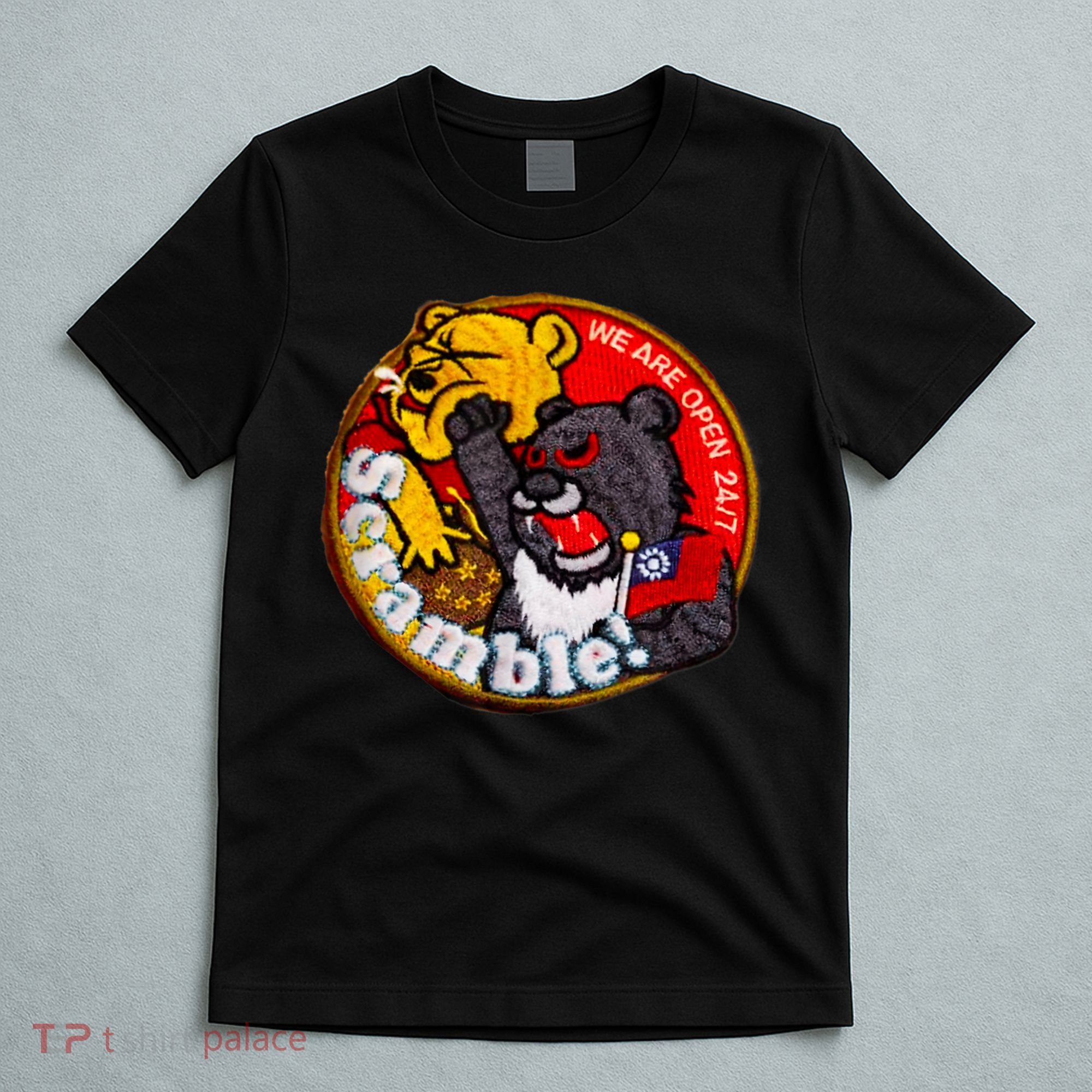 Taiwan Air Force Badge Taiwan Flag T-Shirt