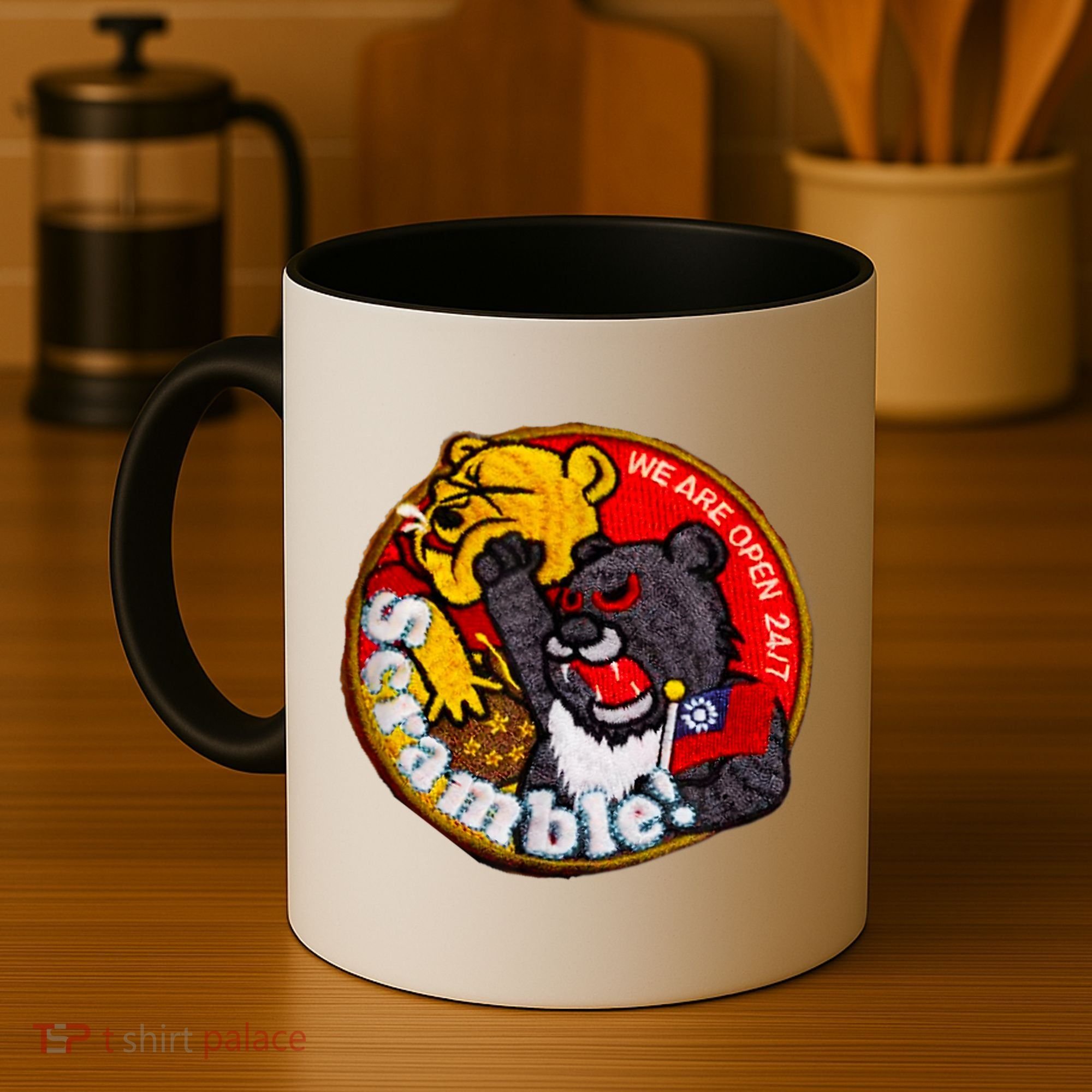 Taiwan Air Force Badge Taiwan Flag Coffee Mug