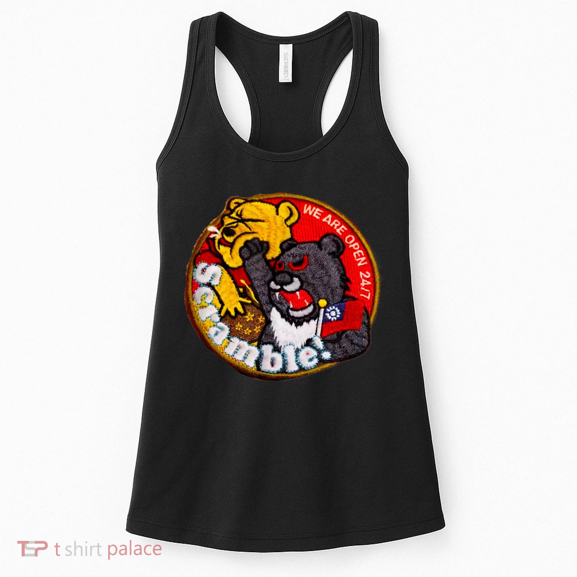Taiwan Air Force Badge Taiwan Flag Women's Tank Top