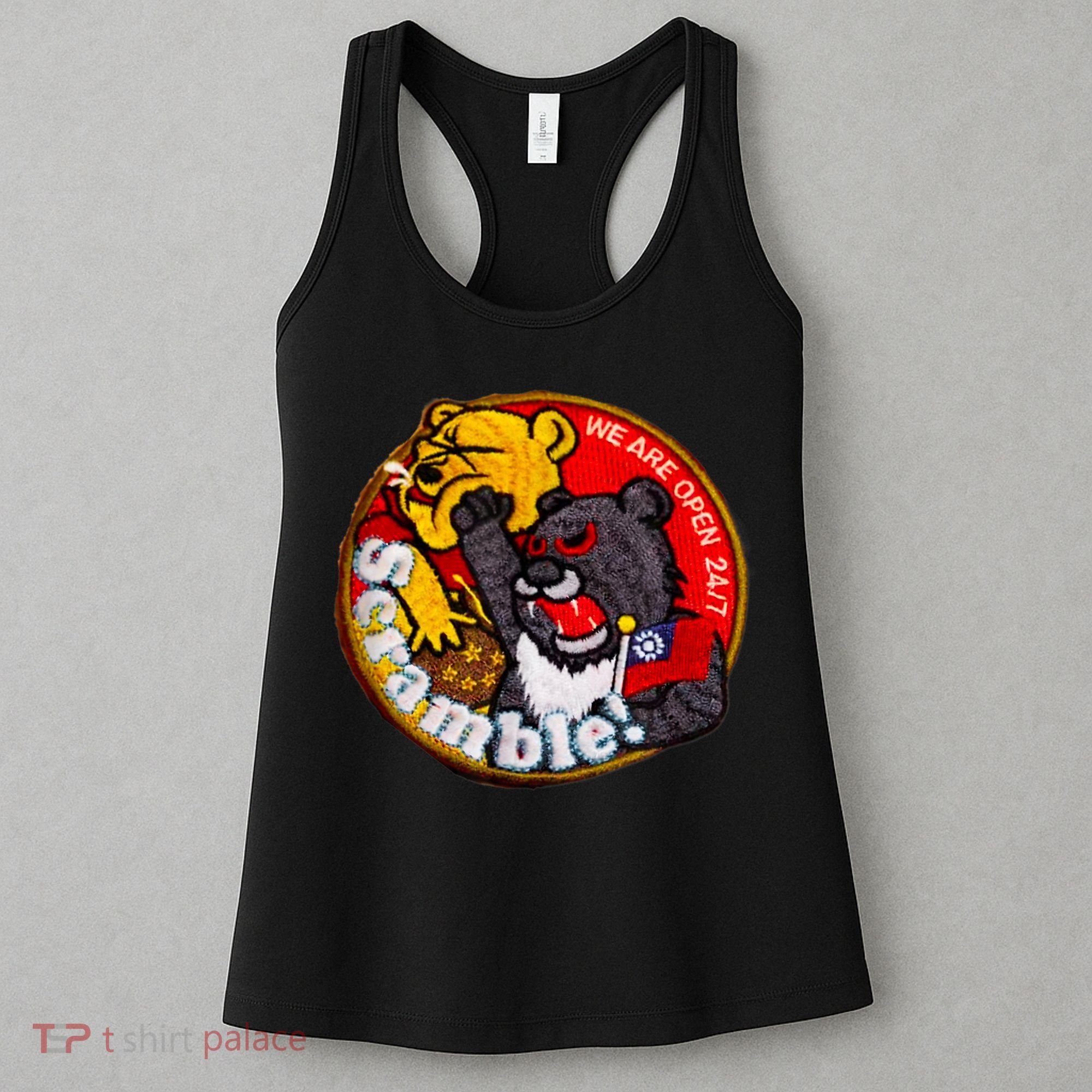 Taiwan Air Force Badge Taiwan Flag Women's Tank Top