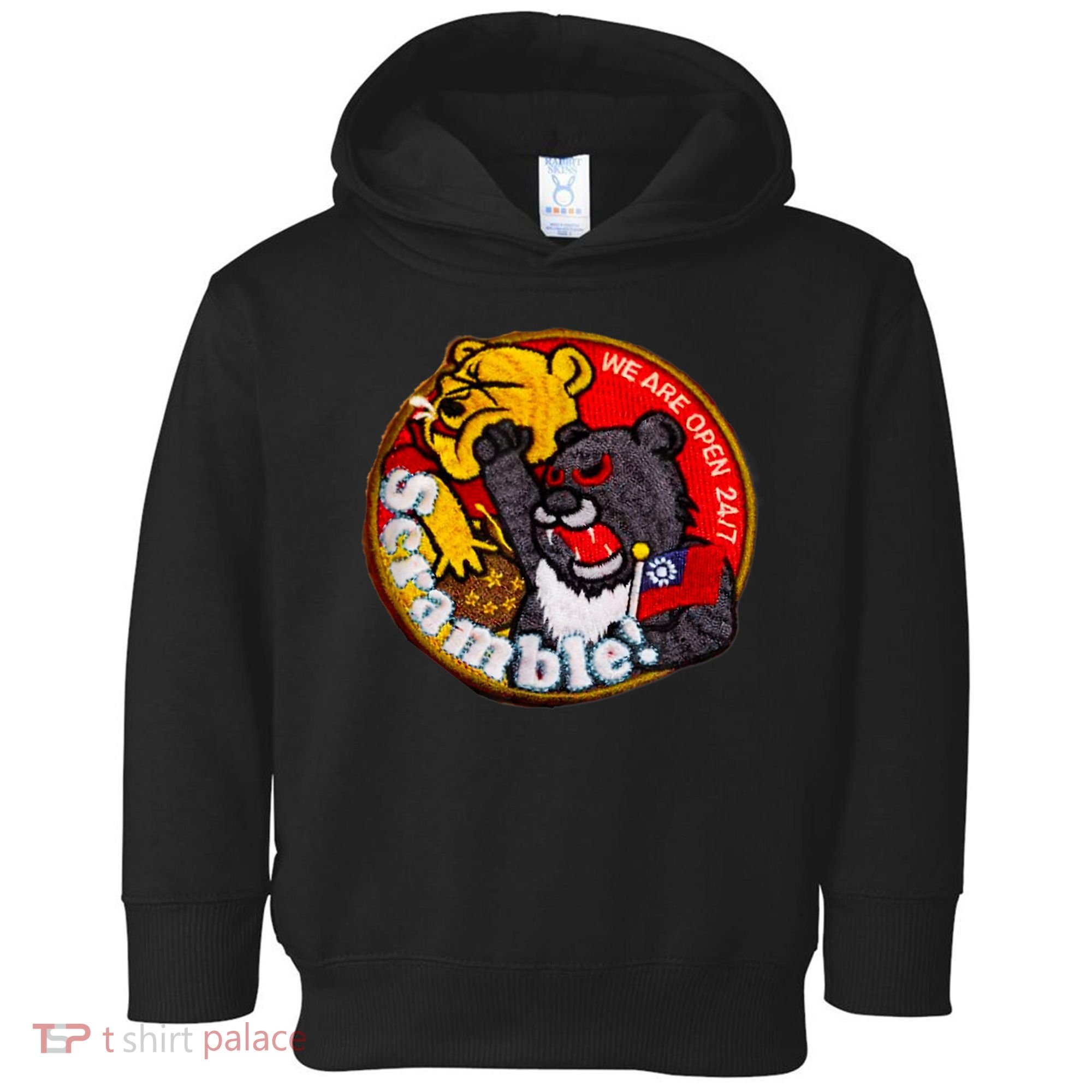 Taiwan Air Force Badge Taiwan Flag Toddler Hoodie