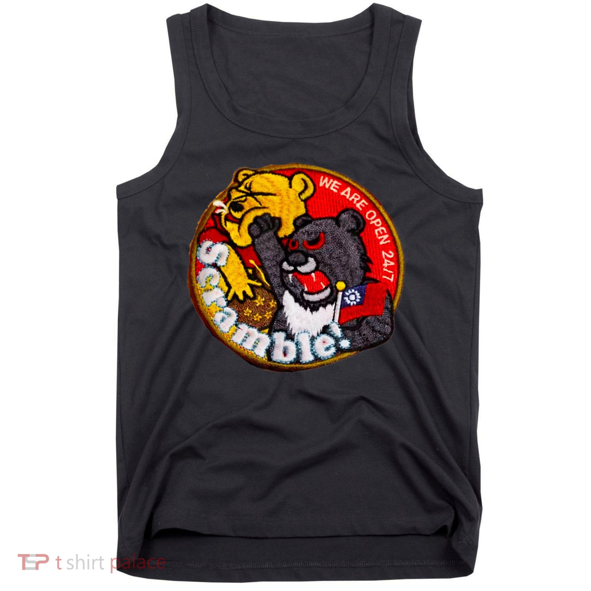 Taiwan Air Force Badge Taiwan Flag Tank Top