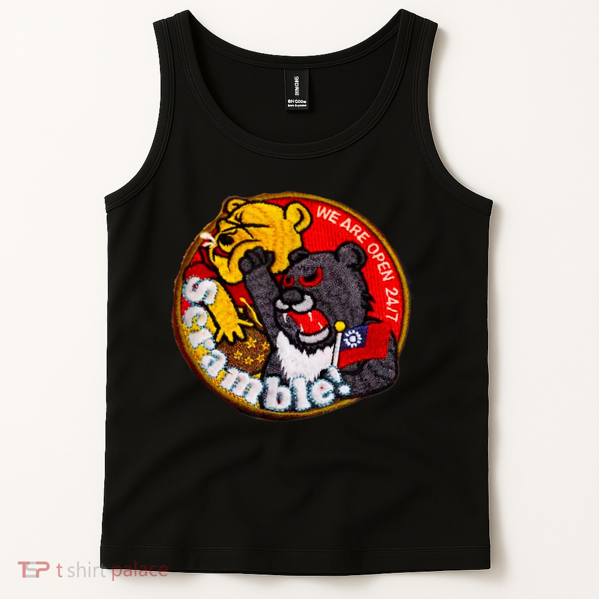 Taiwan Air Force Badge Taiwan Flag Tank Top