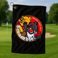 Taiwan Air Force Badge Taiwan Flag Golf Towel thumb 1