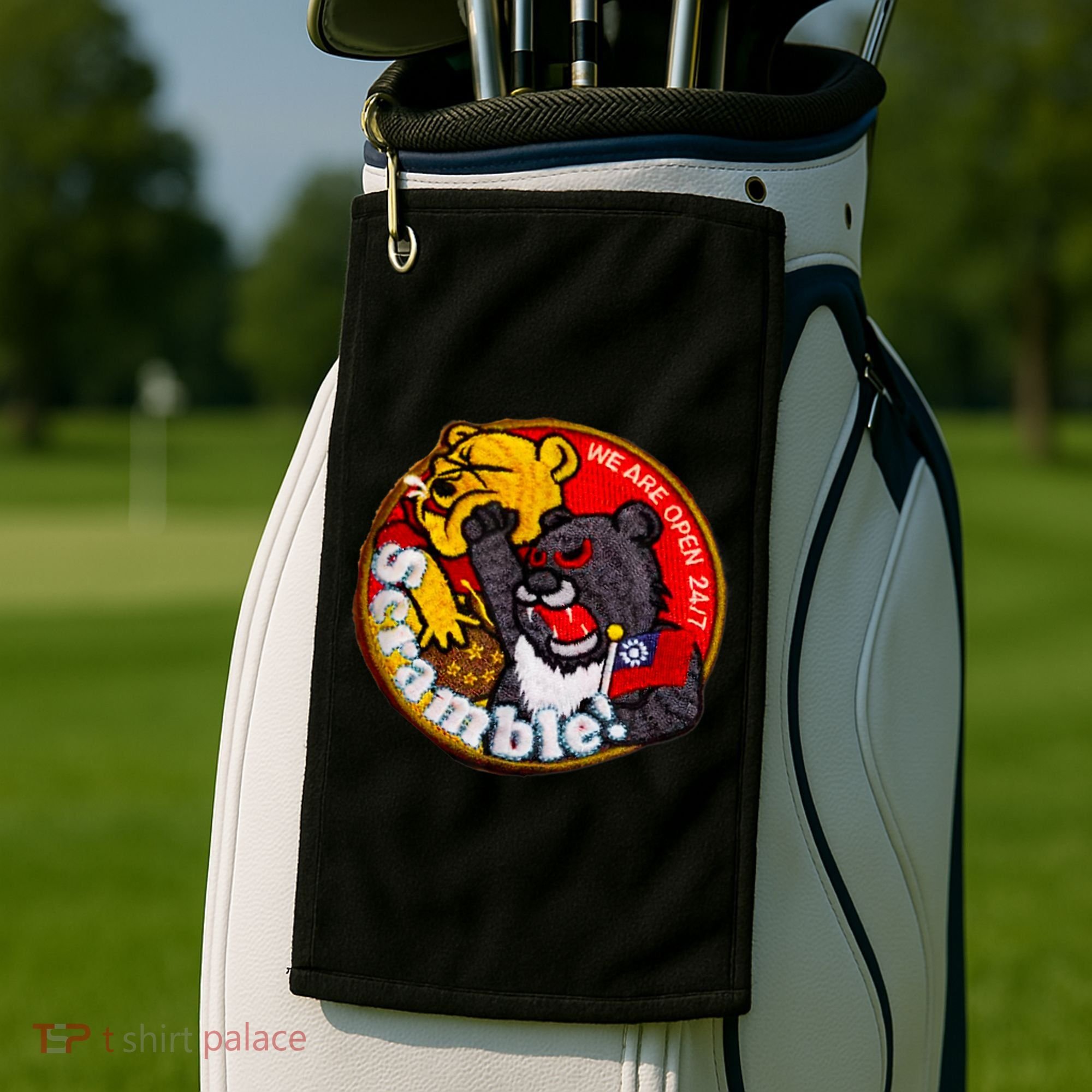 Taiwan Air Force Badge Taiwan Flag Golf Towel