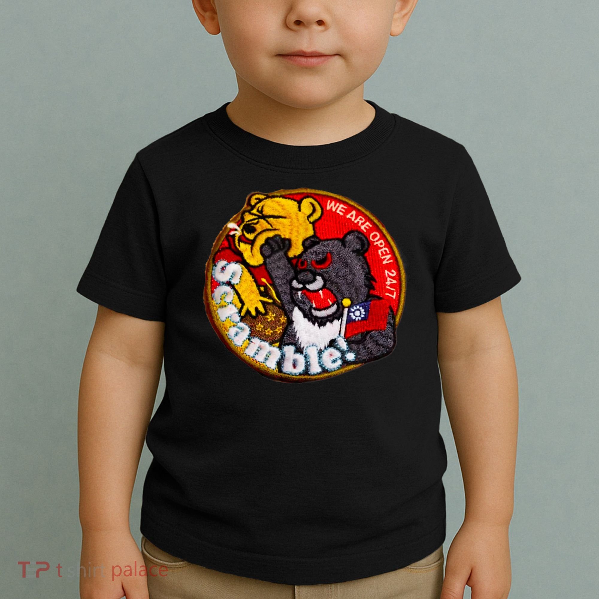 Taiwan Air Force Badge Taiwan Flag Toddler T-Shirt