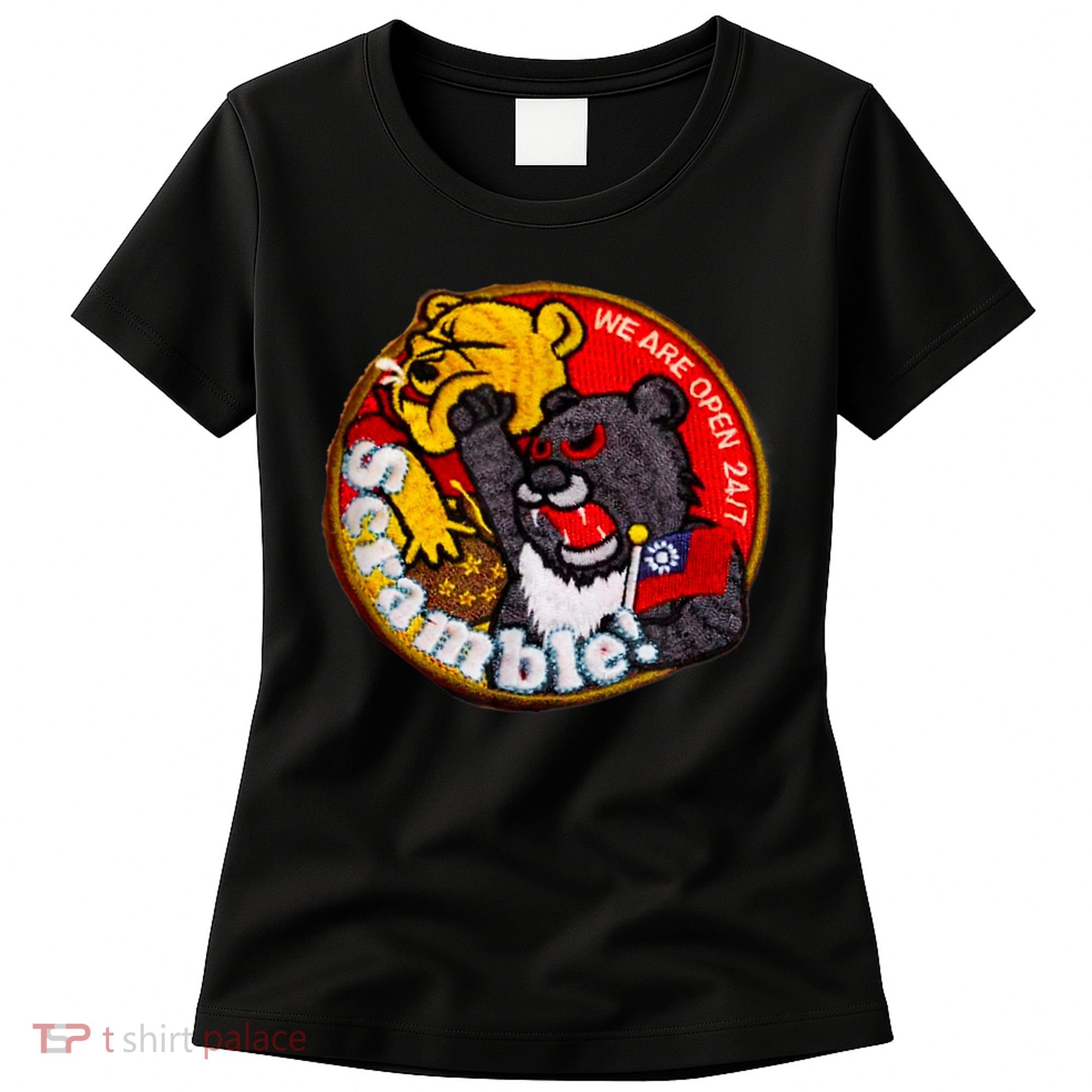 Taiwan Air Force Badge Taiwan Flag Women's T-Shirt