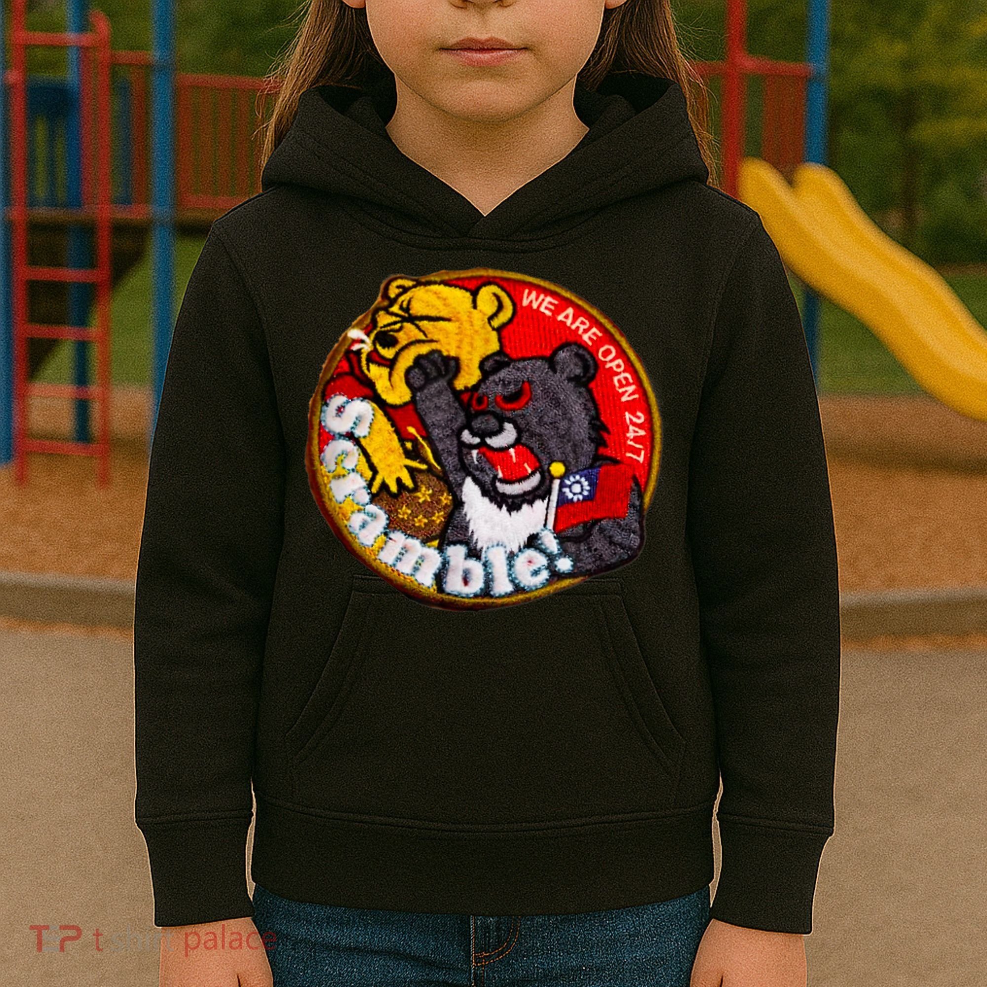 Taiwan Air Force Badge Taiwan Flag Kids Hoodie