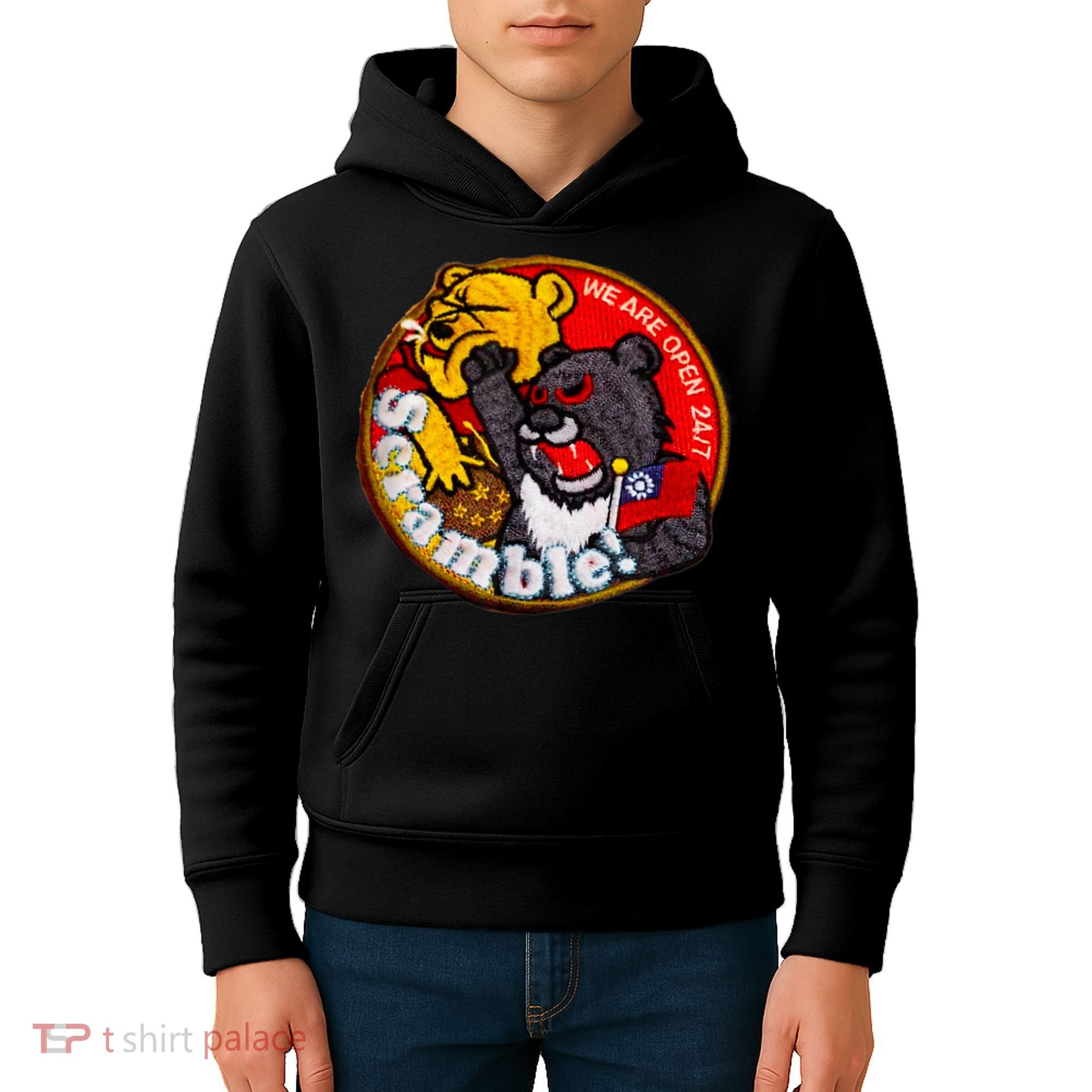 Taiwan Air Force Badge Taiwan Flag Kids Hoodie