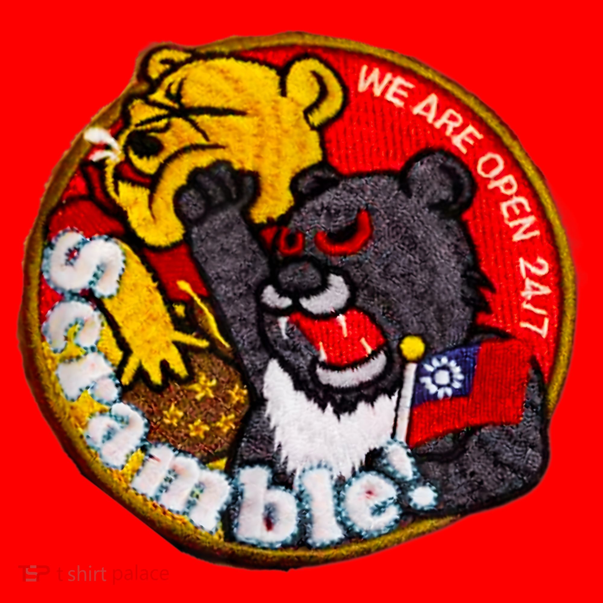 Taiwan Air Force Badge Taiwan Flag Santa Hat