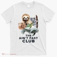 The Aint Fast Club Funny Cute Slow Animal T-Shirt thumb 0