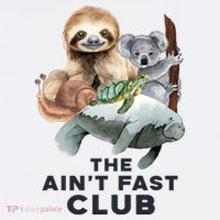 The Aint Fast Club Funny Cute Slow Animal Women's Hoodie thumb 2