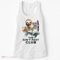 The Aint Fast Club Funny Cute Slow Animal Women's Tank Top thumb 0