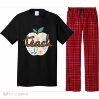 Teacher Apple Floral Pajama Set thumb 0