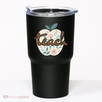 Teacher Apple Floral Tumbler thumb 0