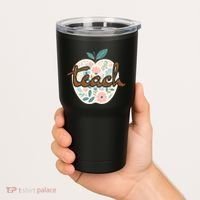 Teacher Apple Floral Tumbler thumb 2
