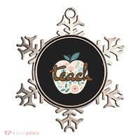 Teacher Apple Floral Ornament thumb 0