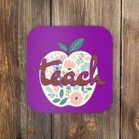 Teacher Apple Floral Coaster thumb 0