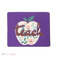 Teacher Apple Floral Mousepad thumb 0