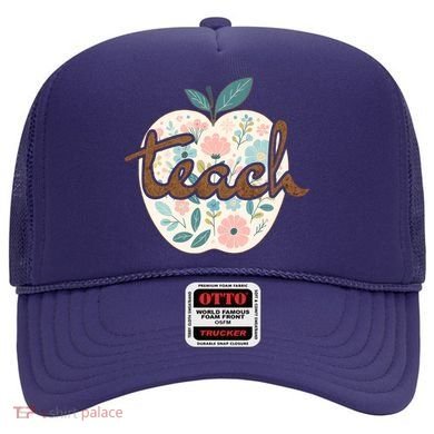 Teacher Apple Floral Hat