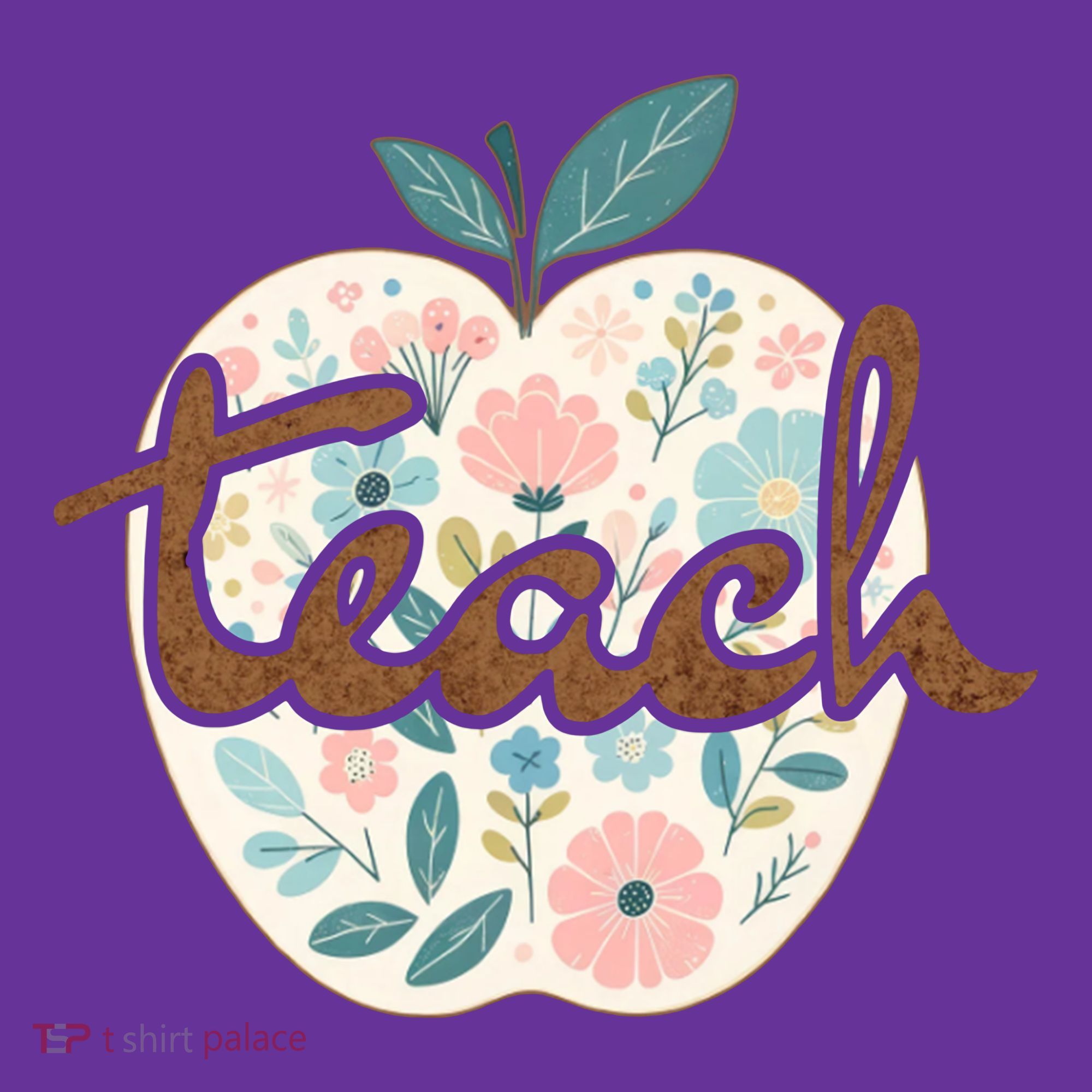 Teacher Apple Floral Hat