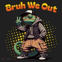Teacher Appreciation Funny Cameleon Lizard Grad Bruh We Out Gift Women's Sweatshirt thumb 2