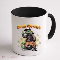 Teacher Appreciation Funny Cameleon Lizard Grad Bruh We Out Gift Coffee Mug thumb 1