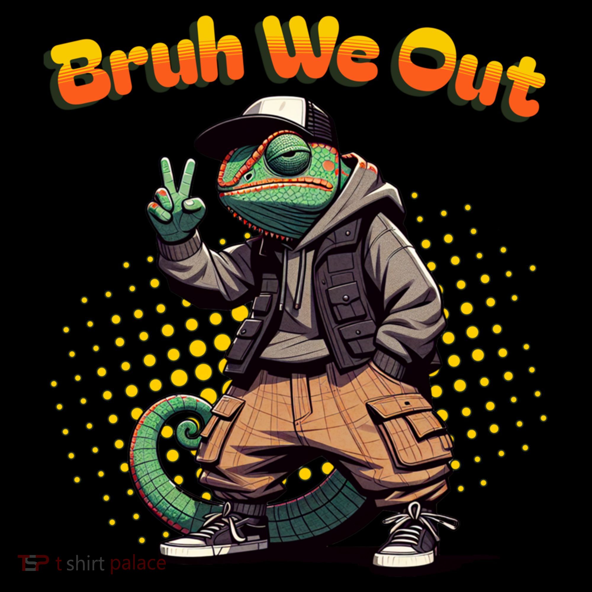 Teacher Appreciation Funny Cameleon Lizard Grad Bruh We Out Gift Women's Hoodie