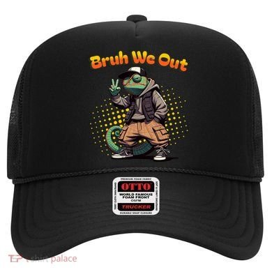 Teacher Appreciation Funny Cameleon Lizard Grad Bruh We Out Gift Hat