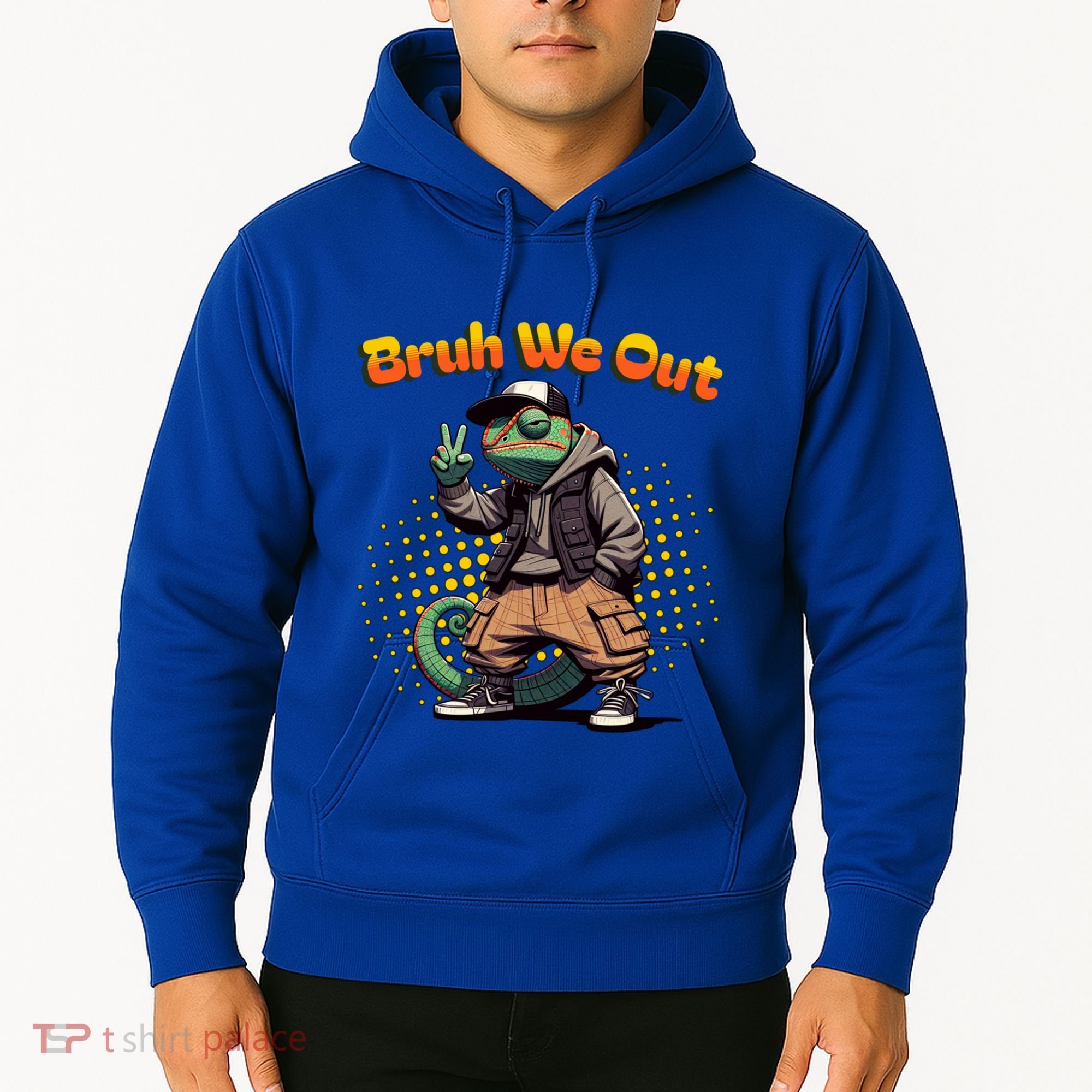 Teacher Appreciation Funny Cameleon Lizard Grad Bruh We Out Gift Hoodie