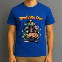 Teacher Appreciation Funny Cameleon Lizard Grad Bruh We Out Gift T-Shirt thumb 3