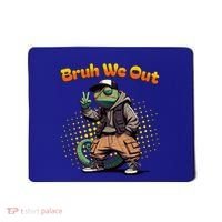Teacher Appreciation Funny Cameleon Lizard Grad Bruh We Out Gift Mousepad thumb 0