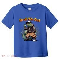 Teacher Appreciation Funny Cameleon Lizard Grad Bruh We Out Gift Toddler T-Shirt thumb 0