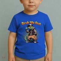 Teacher Appreciation Funny Cameleon Lizard Grad Bruh We Out Gift Toddler T-Shirt thumb 2
