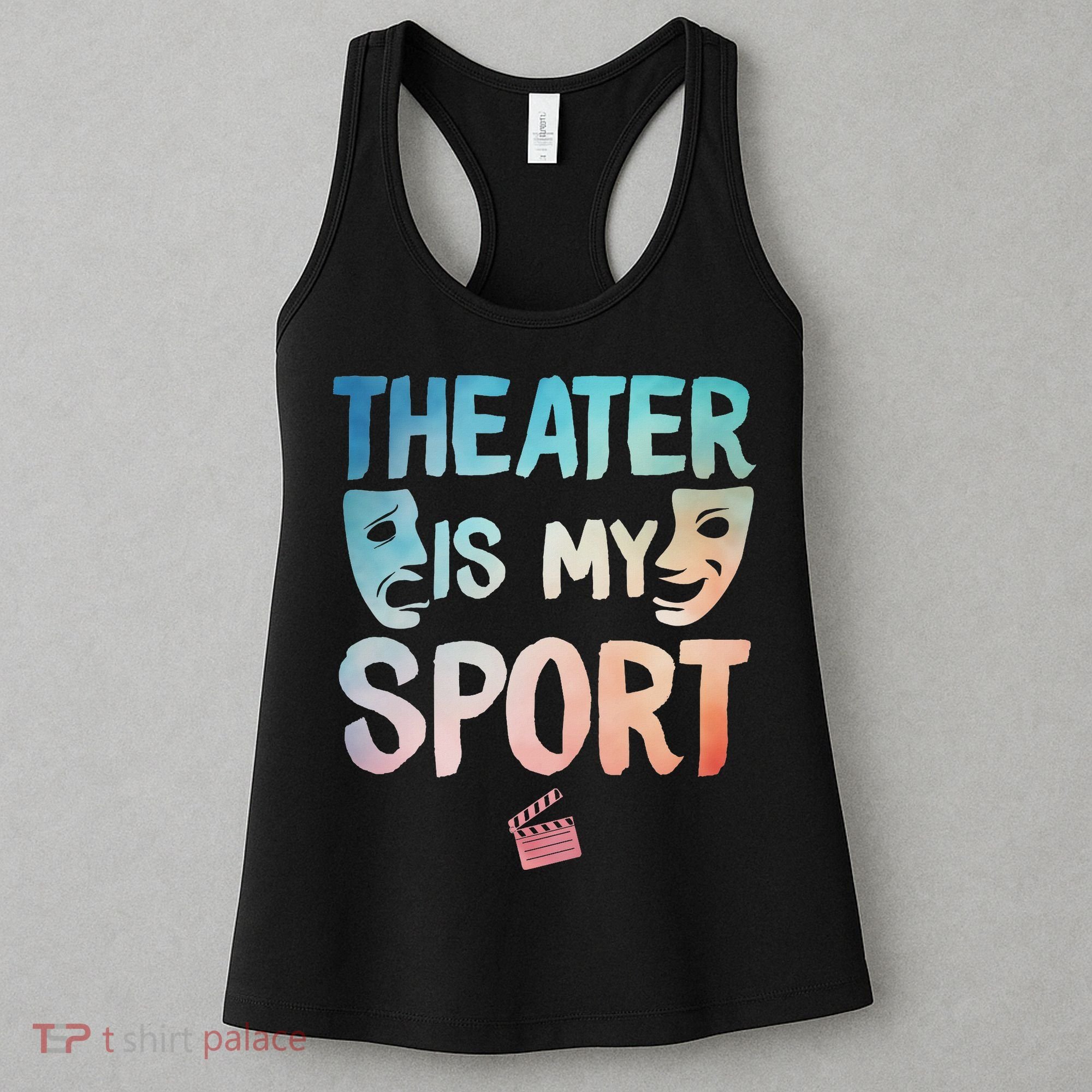 Theater Art For Women Drama Actor Musical Theatre Lover Women's Tank Top
