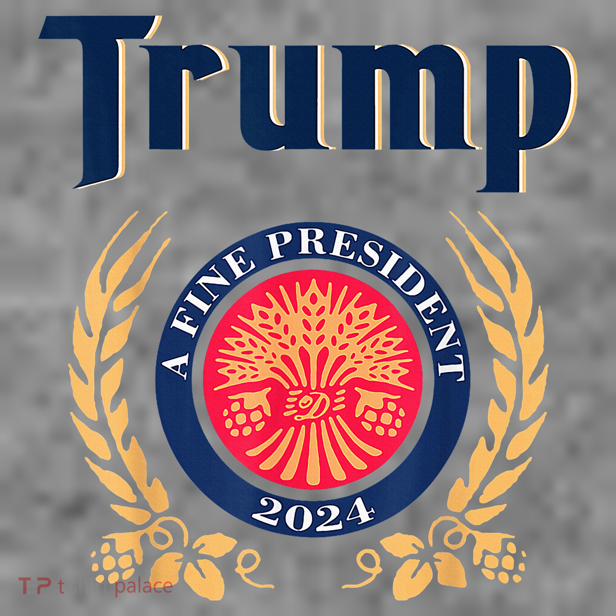Trump A Fine President 2024 Toddler Hoodie